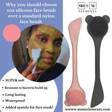 Load and play video in Gallery viewer, Silicone Face Cleanser Brush + Face mask spatula
